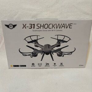 Sky Shockwave X-31 Drone - Black